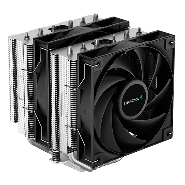 DeepCool CPU Cooler - AG620 (29,4 dB; max, 115,32 m3/h; 4pin csatlakozó, 6 db heatpipe, 12cm, PWM)
