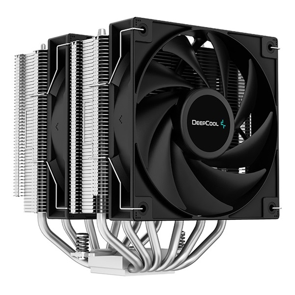 DeepCool CPU Cooler - AG620 (29,4 dB; max, 115,32 m3/h; 4pin csatlakozó, 6 db heatpipe, 12cm, PWM)