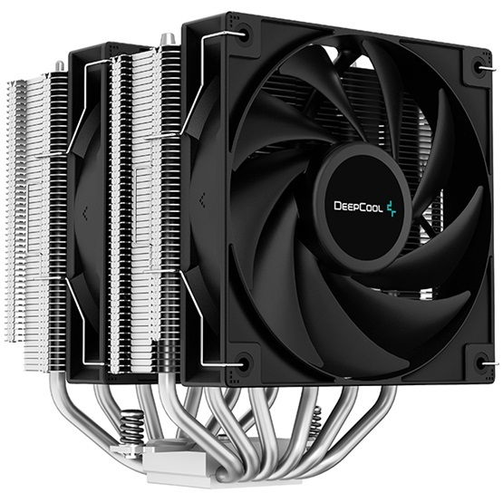 DeepCool CPU Cooler - AG620 (29,4 dB; max, 115,32 m3/h; 4pin csatlakozó, 6 db heatpipe, 12cm, PWM)