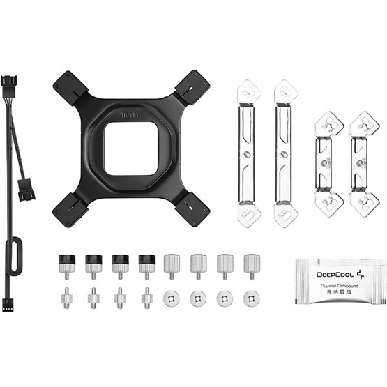 DeepCool CPU Cooler - AG620 (29,4 dB; max, 115,32 m3/h; 4pin csatlakozó, 6 db heatpipe, 12cm, PWM)