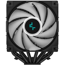DeepCool CPU Cooler - AG620 BK ARGB (29,4 dB; max, 115,32 m3/h; 4pin csatlakozó, 6 db heatpipe, 12cm, PWM, LED)