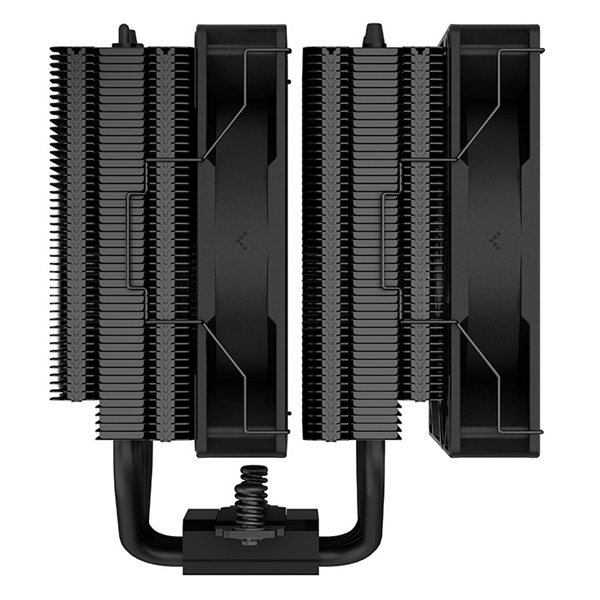 DeepCool CPU Cooler - AG620 BK ARGB (29,4 dB; max, 115,32 m3/h; 4pin csatlakozó, 6 db heatpipe, 12cm, PWM, LED)