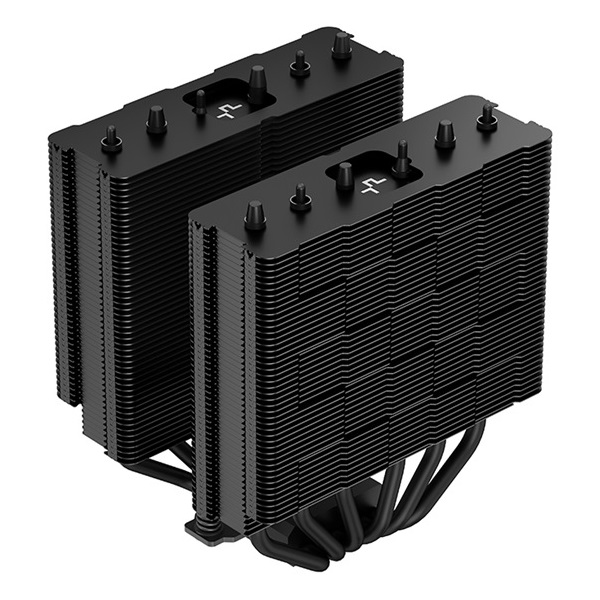DeepCool CPU Cooler - AG620 BK ARGB (29,4 dB; max, 115,32 m3/h; 4pin csatlakozó, 6 db heatpipe, 12cm, PWM, LED)