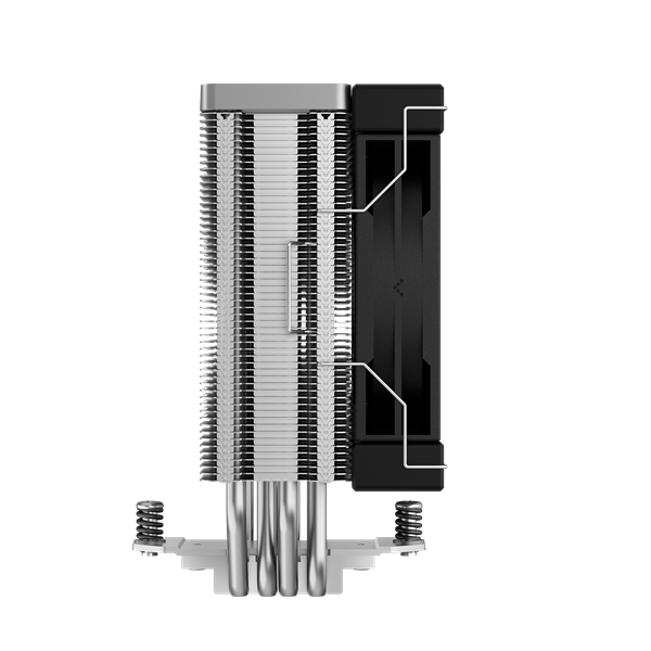 DeepCool CPU Cooler - AK400 (29 dB; max, 112,93 m3/h; 4pin csatlakozó, 4 db heatpipe, 12cm, PWM)