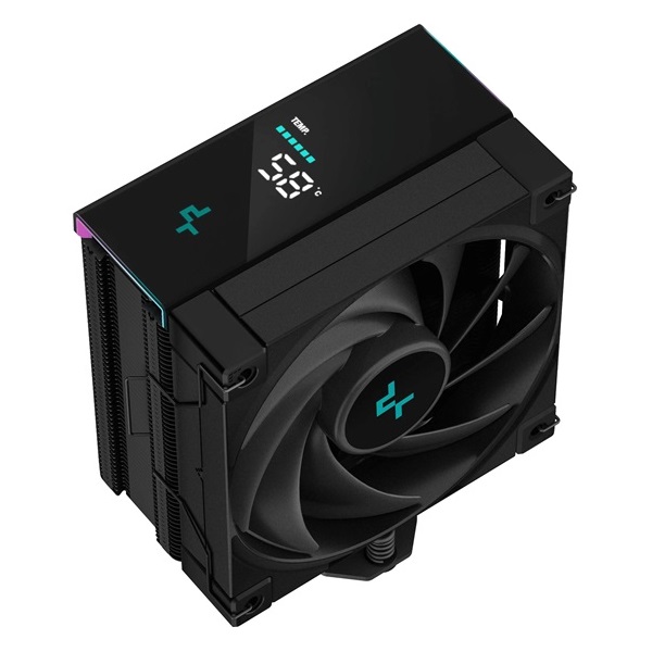 DeepCool CPU Cooler - AK400 Digital (28 dB; max, 117,21 m3/h; 4pin csatlakozó, 4 db heatpipe, 12cm, PWM)