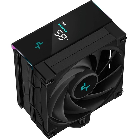 DeepCool CPU Cooler - AK400 Digital (28 dB; max, 117,21 m3/h; 4pin csatlakozó, 4 db heatpipe, 12cm, PWM)