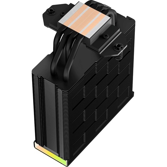 DeepCool CPU Cooler - AK400 Digital (28 dB; max, 117,21 m3/h; 4pin csatlakozó, 4 db heatpipe, 12cm, PWM)