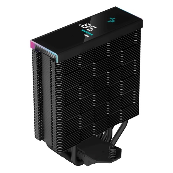 DeepCool CPU Cooler - AK400 Digital (28 dB; max, 117,21 m3/h; 4pin csatlakozó, 4 db heatpipe, 12cm, PWM)