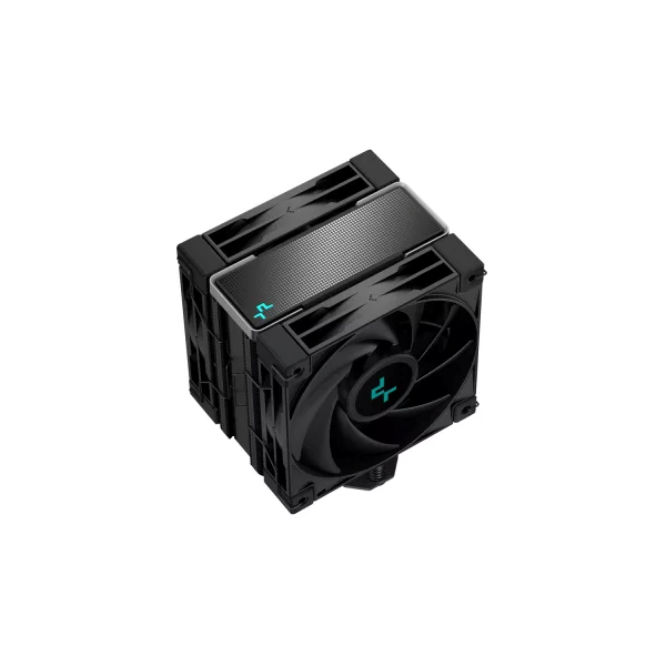 DeepCool CPU Cooler - AK400 ZERO DARK PLUS (28 dB; max, 101,02 m3/h; 4pin, 4 db heatpipe, 12cm, PWM)