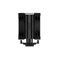 DeepCool CPU Cooler - AK400 ZERO DARK PLUS (28 dB; max, 101,02 m3/h; 4pin, 4 db heatpipe, 12cm, PWM)