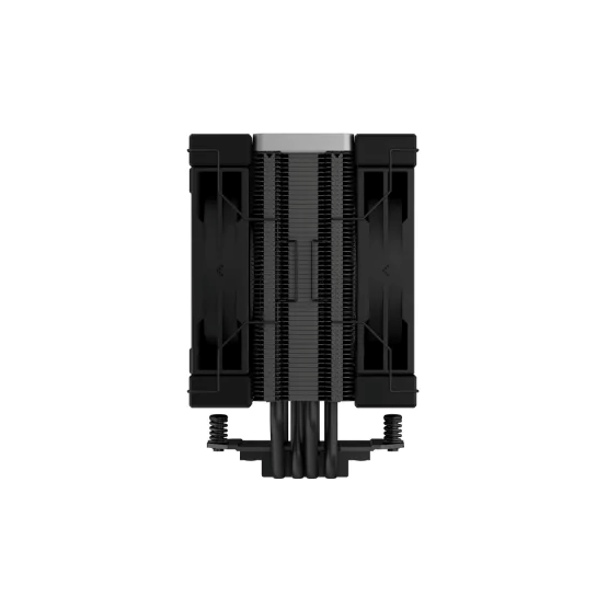 DeepCool CPU Cooler - AK400 ZERO DARK PLUS (28 dB; max, 101,02 m3/h; 4pin, 4 db heatpipe, 12cm, PWM)