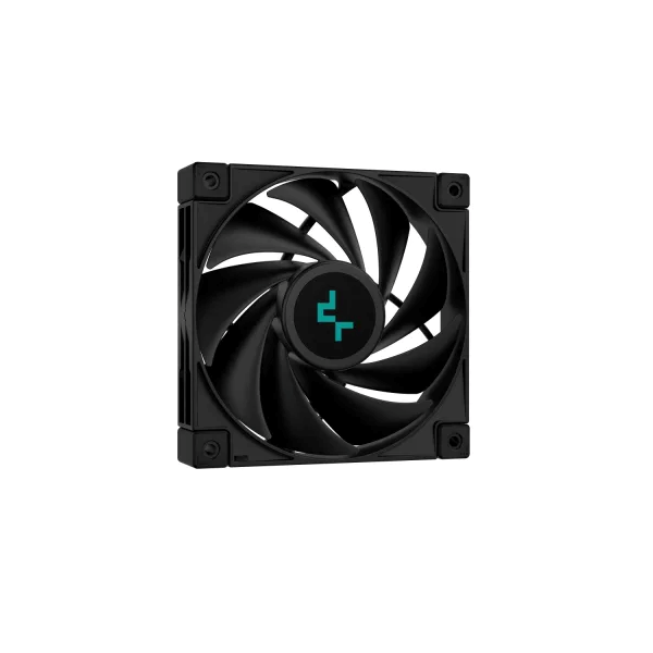 DeepCool CPU Cooler - AK400 ZERO DARK PLUS (28 dB; max, 101,02 m3/h; 4pin, 4 db heatpipe, 12cm, PWM)