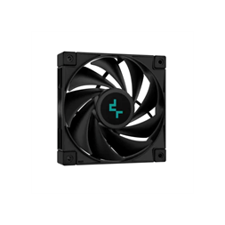 DeepCool CPU Cooler - AK400 ZERO DARK PLUS (28 dB; max, 101,02 m3/h; 4pin, 4 db heatpipe, 12cm, PWM)