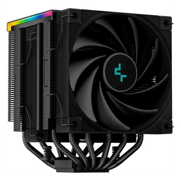 DeepCool CPU Cooler - AK620 Digital (28 dB; max, 117,21 m3/h; 4pin csatlakozó, 6 db heatpipe, 2x12cm, PWM)