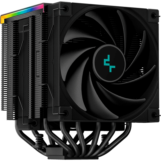 DeepCool CPU Cooler - AK620 Digital (28 dB; max, 117,21 m3/h; 4pin csatlakozó, 6 db heatpipe, 2x12cm, PWM)