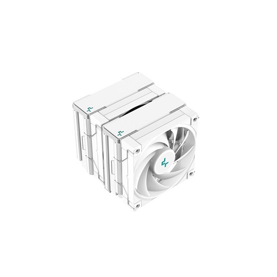 DeepCool CPU Cooler - AK620 WH (28 dB; max, 117,21 m3/h; 4pin csatlakozó, 6 db heatpipe, 2x12cm, PWM)