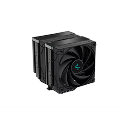DeepCool CPU Cooler - AK620 ZERO DARK (28 dB; max, 117,21 m3/h; 4pin csatlakozó, 6 db heatpipe, 2x12cm, PWM)