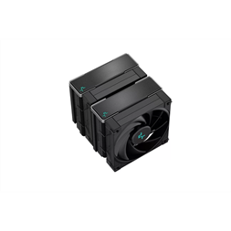 DeepCool CPU Cooler - AK620 ZERO DARK (28 dB; max, 117,21 m3/h; 4pin csatlakozó, 6 db heatpipe, 2x12cm, PWM)