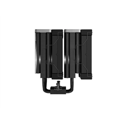 DeepCool CPU Cooler - AK620 ZERO DARK (28 dB; max, 117,21 m3/h; 4pin csatlakozó, 6 db heatpipe, 2x12cm, PWM)