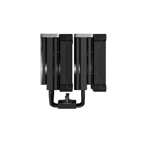 DeepCool CPU Cooler - AK620 ZERO DARK (28 dB; max, 117,21 m3/h; 4pin csatlakozó, 6 db heatpipe, 2x12cm, PWM)