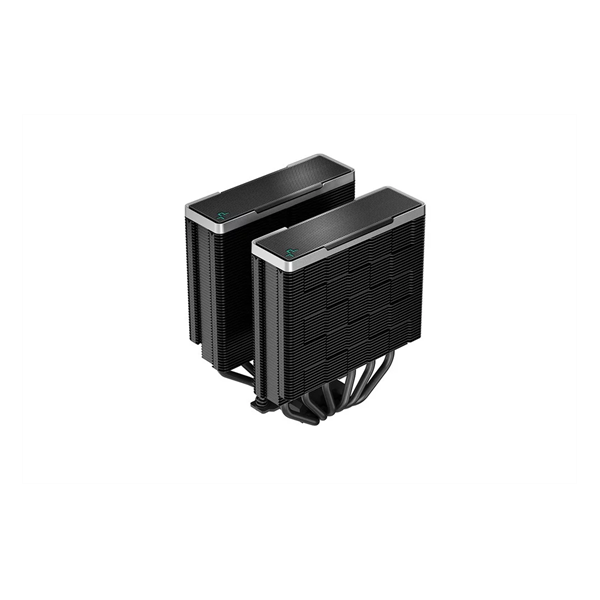 DeepCool CPU Cooler - AK620 ZERO DARK (28 dB; max, 117,21 m3/h; 4pin csatlakozó, 6 db heatpipe, 2x12cm, PWM)