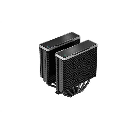 DeepCool CPU Cooler - AK620 ZERO DARK (28 dB; max, 117,21 m3/h; 4pin csatlakozó, 6 db heatpipe, 2x12cm, PWM)