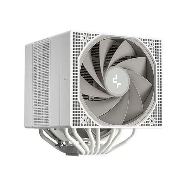 DeepCool CPU Cooler - ASSASSIN IV WH (max. 20,5dB; max. 134,39 m3/h; 4pin PWM; 7 db heatpipe, 1x12cm, 1x14cm, fehér)