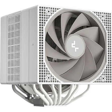 DeepCool CPU Cooler - ASSASSIN IV WH (max. 20,5dB; max. 134,39 m3/h; 4pin PWM; 7 db heatpipe, 1x12cm, 1x14cm, fehér)
