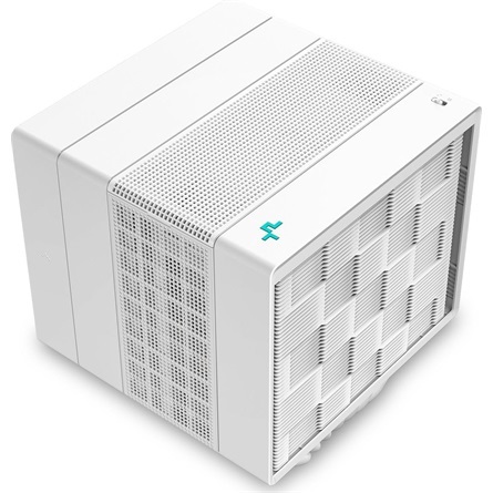DeepCool CPU Cooler - ASSASSIN IV WH (max. 20,5dB; max. 134,39 m3/h; 4pin PWM; 7 db heatpipe, 1x12cm, 1x14cm, fehér)