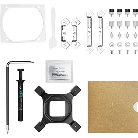 DeepCool CPU Cooler - ASSASSIN IV WH (max. 20,5dB; max. 134,39 m3/h; 4pin PWM; 7 db heatpipe, 1x12cm, 1x14cm, fehér)
