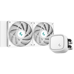 DeepCool CPU Water Cooler - LE520 WH (max 17,8dB; max. 145,86 m3/h; 2x12cm, A-RGB LED, fehér)