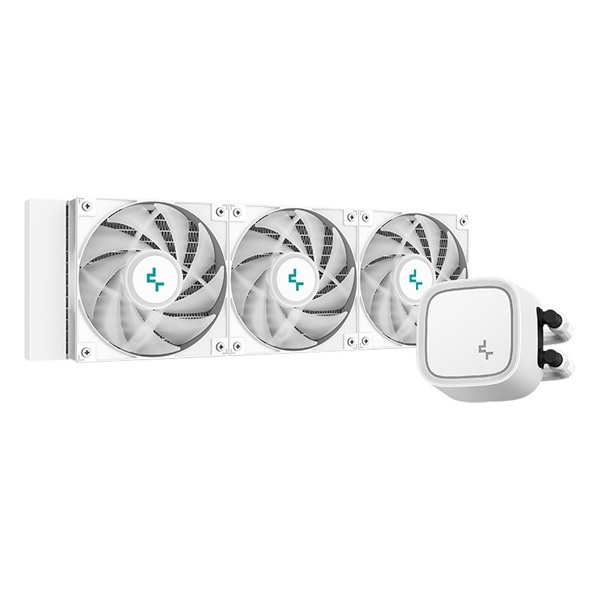 DeepCool CPU Water Cooler - LE720 WH (max 17,8dB; max. 145,86 m3/h; 3x12cm, A-RGB LED, fehér)