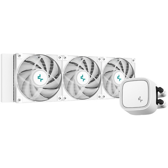 DeepCool CPU Water Cooler - LE720 WH (max 17,8dB; max. 145,86 m3/h; 3x12cm, A-RGB LED, fehér)