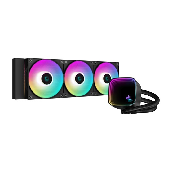 DeepCool CPU Water Cooler - LS720 SE (max 19dB; max. 103,38 m3/h; 3x12cm, A-RGB LED)
