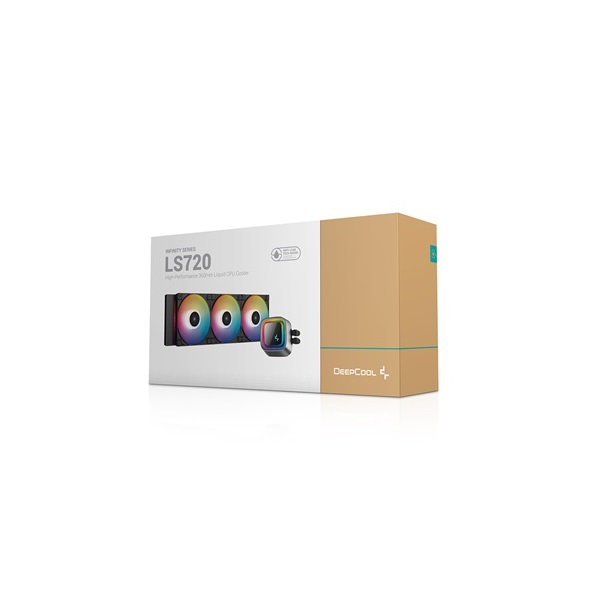 DeepCool CPU Water Cooler - LS720 (max 19dB; max. 145,86 m3/h; 3x12cm, A-RGB LED)
