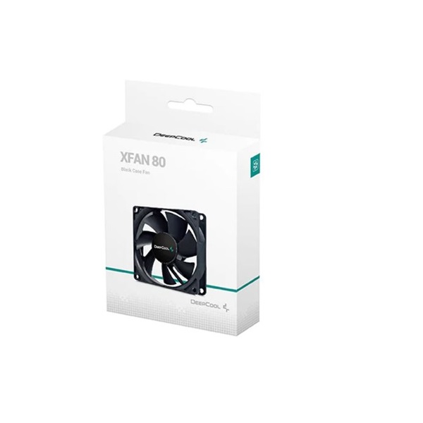 DeepCool Cooler 8cm - XFAN 80 (20.3dB; max. 37,03 m3/h; 3pin csatlakozó; 8cm, ház hűtésre)