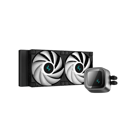 DeepCool LS520 Zero Dark 120mm fekete vízhűtéses processzor hűtő