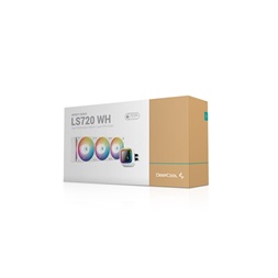 DeepCool LS720 120mm ARGB fehér vízhűtéses processzor hűtő