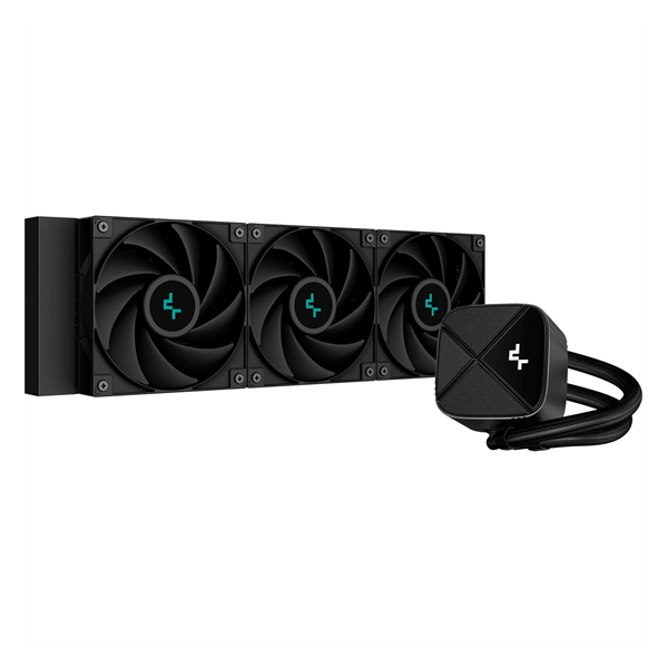 DeepCool LS720 Zero Dark 120mm fekete vízhűtéses processzor hűtő