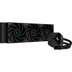 DeepCool LS720 Zero Dark 120mm fekete vízhűtéses processzor hűtő