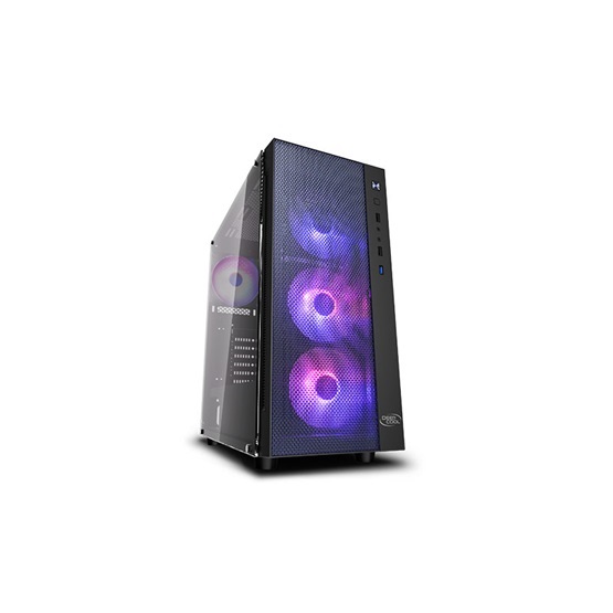 DeepCool MATREXX 55 MESH ADD-RGB 4F fekete (táp nélküli) mATX ház