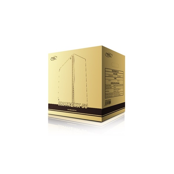 DeepCool MATREXX 50 ADD-RGB 4F (táp nélküli) mATX ház