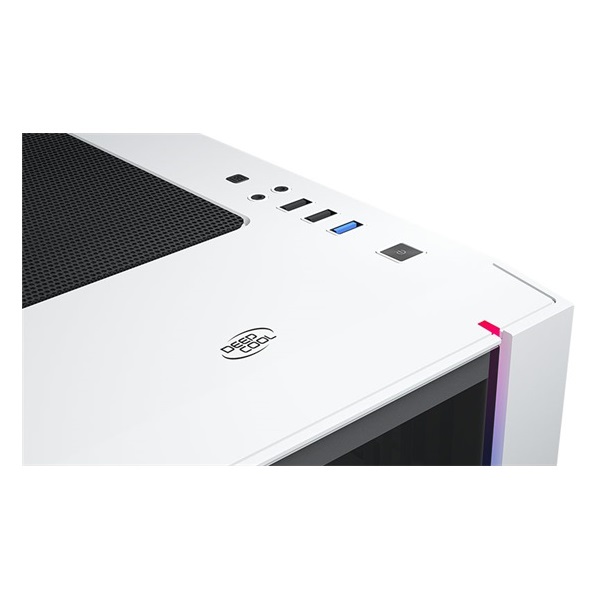 DeepCool MATREXX 55 V3 ADD-RGB WH 3F fehér (táp nélküli) mATX ház