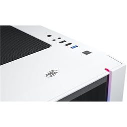 DeepCool MATREXX 55 V3 ADD-RGB WH 3F fehér (táp nélküli) mATX ház