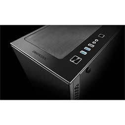DeepCool MATREXX 70 ADD-RGB 3F fekete (táp nélküli) mATX ház
