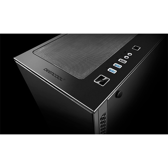 DeepCool MATREXX 70 ADD-RGB 3F fekete (táp nélküli) mATX ház