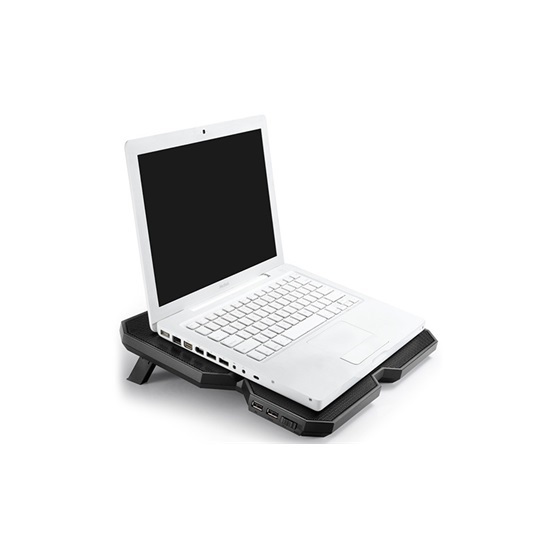 DeepCool Notebook Hűtőpad 15,6"-ig - MULTI CORE X6 (24dB; max. 206,25 m3/h; 2x14cm, 2x10cm, 2xUSB2.0)