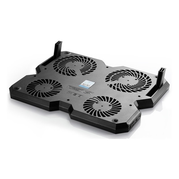 DeepCool Notebook Hűtőpad 15,6"-ig - MULTI CORE X6 (24dB; max. 206,25 m3/h; 2x14cm, 2x10cm, 2xUSB2.0)