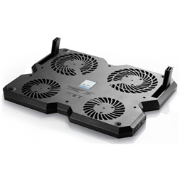 DeepCool Notebook Hűtőpad 15,6"-ig - MULTI CORE X6 (24dB; max. 206,25 m3/h; 2x14cm, 2x10cm, 2xUSB2.0)