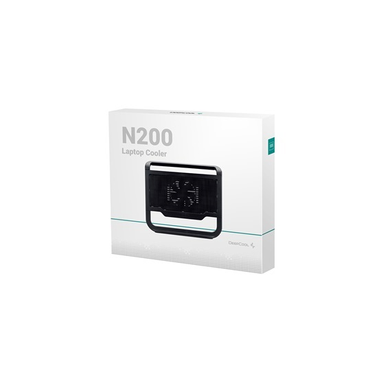 DeepCool Notebook Hűtőpad 15,6"-ig - N200 (22,4dB; max. 83,60 m3/h; 340.5X310.5X59mm)